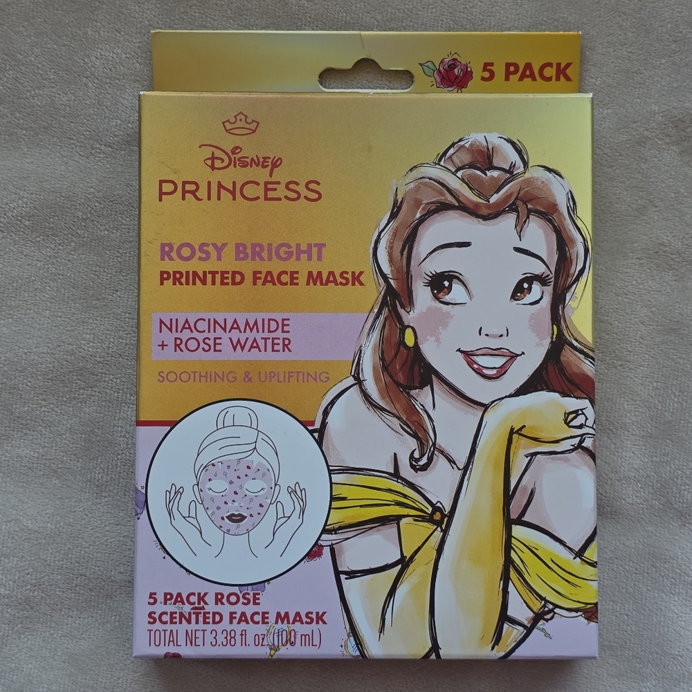 DISNEY Princess Rosy Bright Printed Face Mask